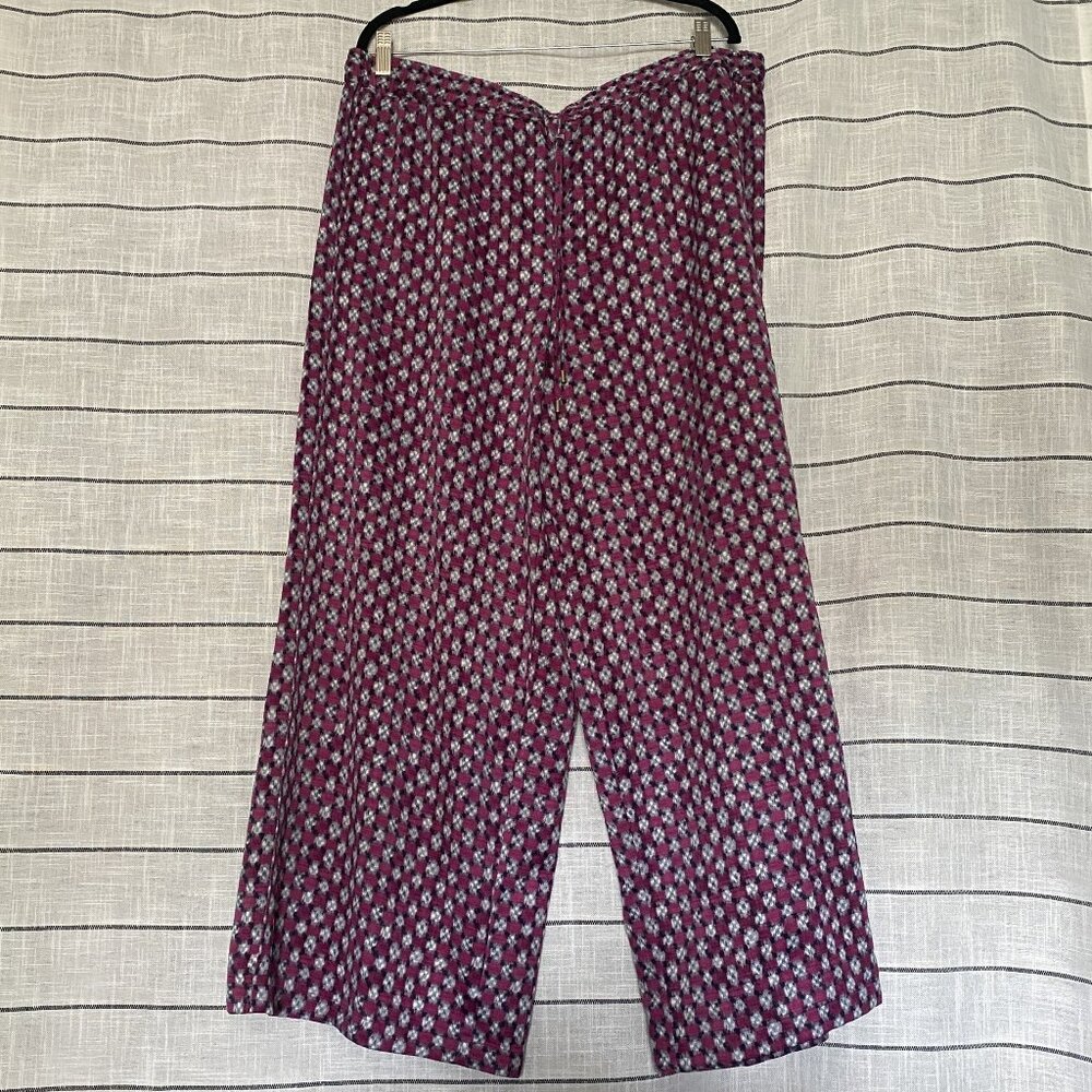 Lou & Grey Lounge Pants - Wide Leg Palazzo Style XL